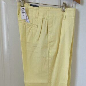 Talbots yellow New England chino; size 8P; never worn